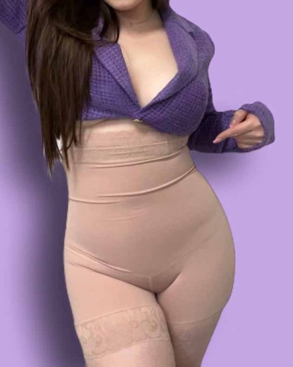 High Waist Seamless Faja Shorts