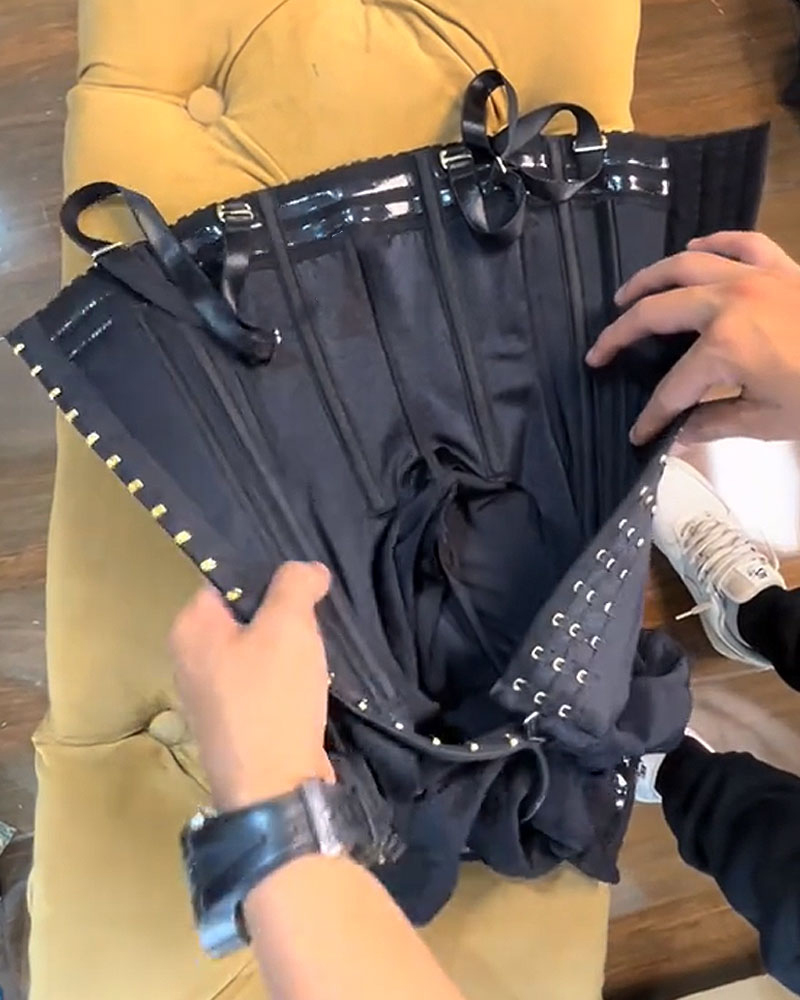 Double Compression Tummy Control Zipper Crotch Faja Shapewear