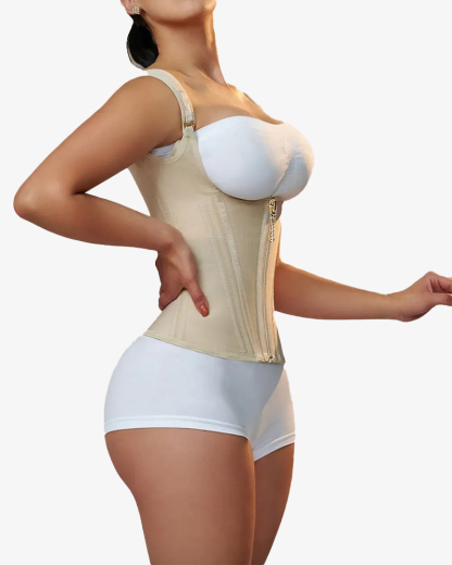 Waist Trainer for Women Vest Body Shaper Cincher Trimmer Tank Top Sport Girdle with Steel Bones