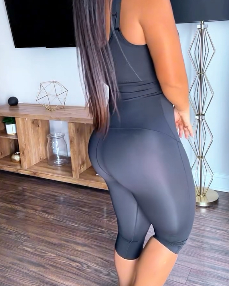 Mid-Length Body-Shaping Bodysuit Without Chest Coverage (Pre-Sale)