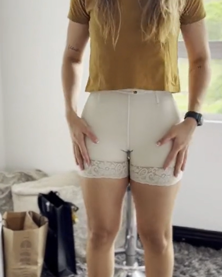 Butt Lifting Lace Brief Smoothing Daily Wear Invisible Shorts