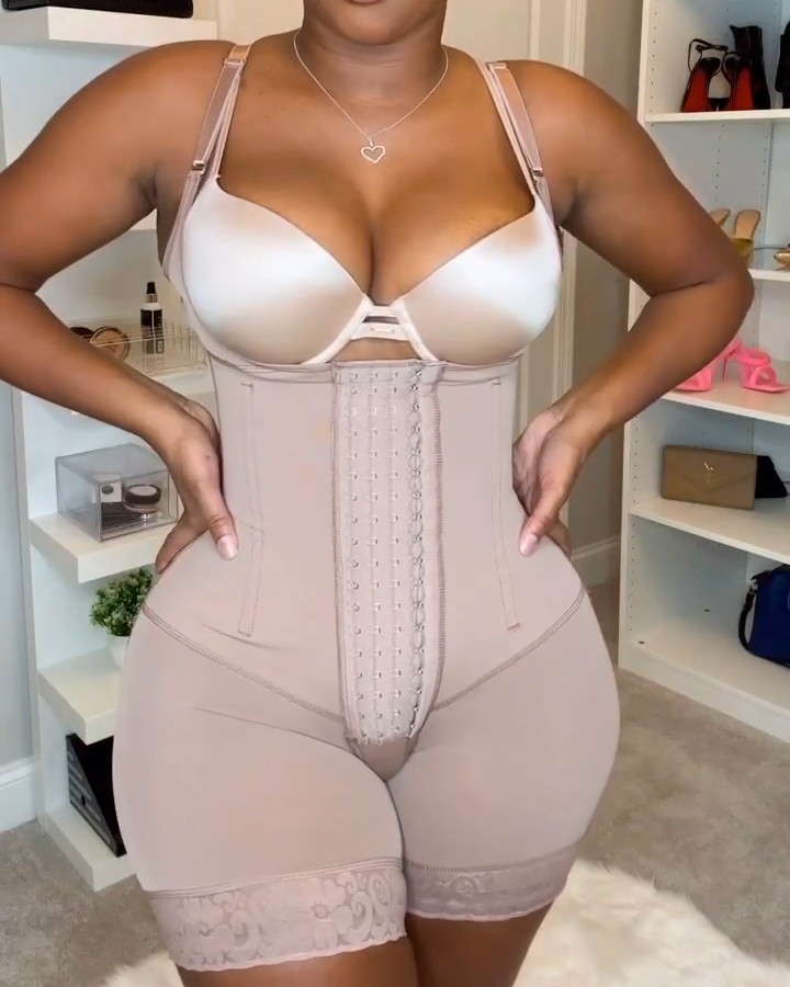 High Compression Tummy Control Adjustable Strap Shapewear | Stage 3 Faja