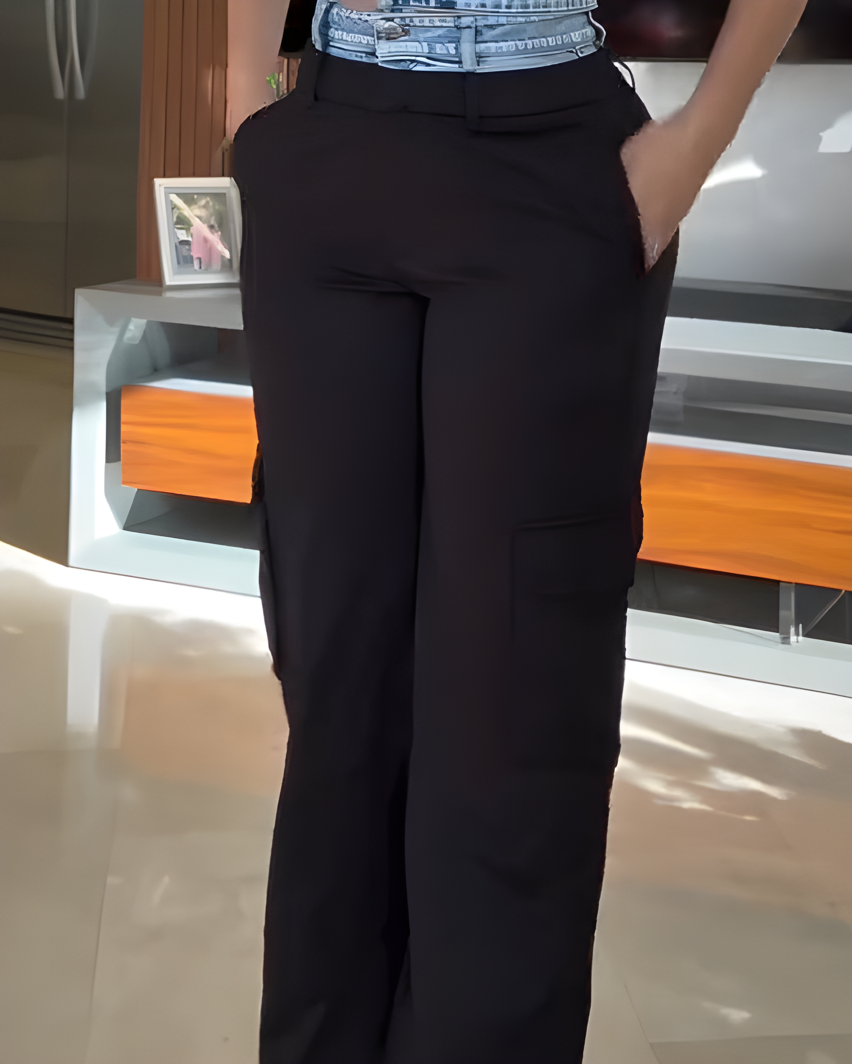 Women's Sleeveless Slim Fit Wide Leg 2-Piece Set
