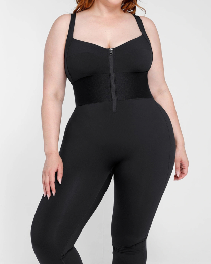 Women's Adjustable Straps Tummy Control Shaping Jumpsuit