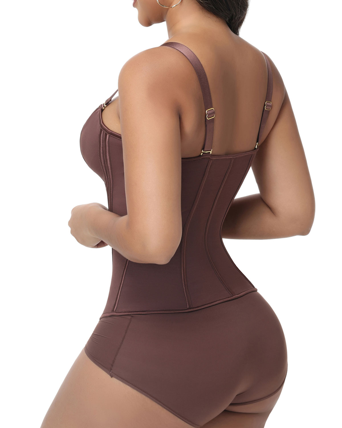 Leopard Print Bust And Belly Control Camisole Body Shaping Vest