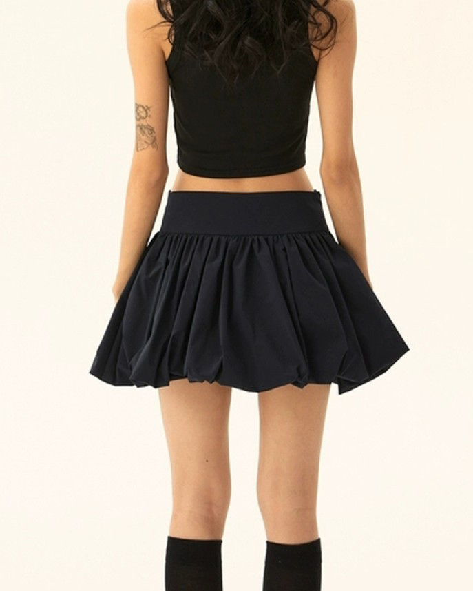 Women's High-Waisted Puffy Skirt