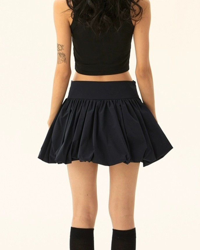 Women's High-Waisted Puffy Skirt