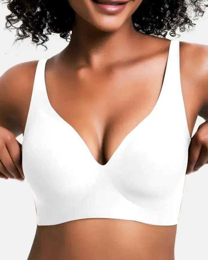 V-Neck Wire-Free Comfortable Bra