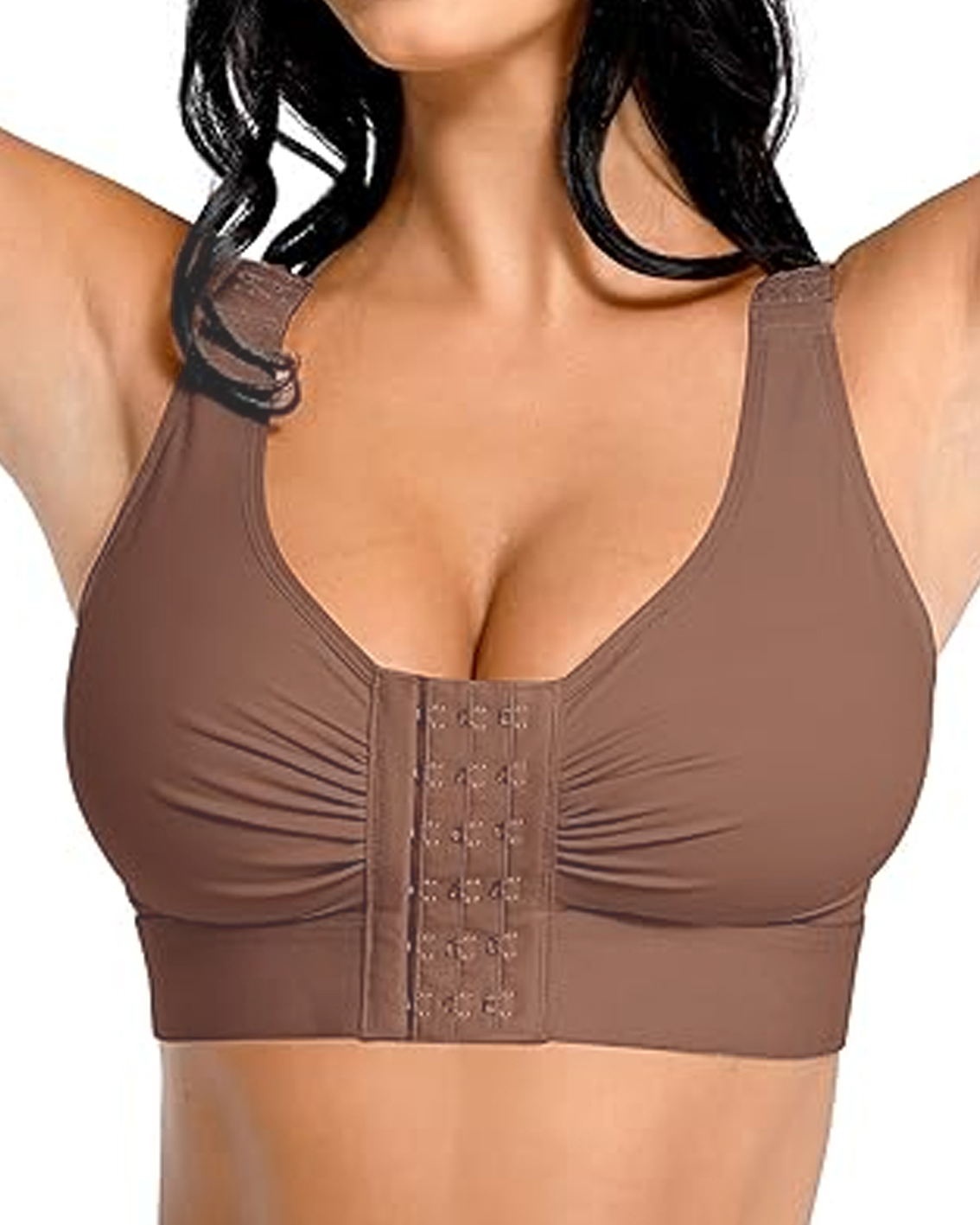 Adjustable Strap Wire-Free Front Opening Bra (Pre-Sale)