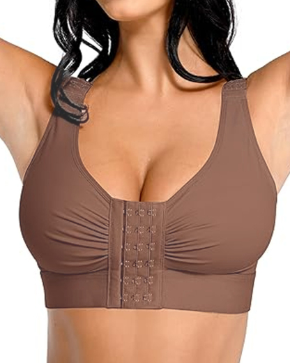 Adjustable Strap Wire-Free Front Opening Bra (Pre-Sale)