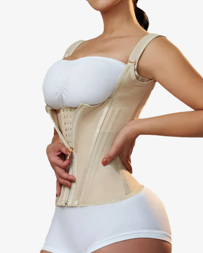 Waist Trainer for Women Vest Body Shaper Cincher Trimmer Tank Top Sport Girdle with Steel Bones