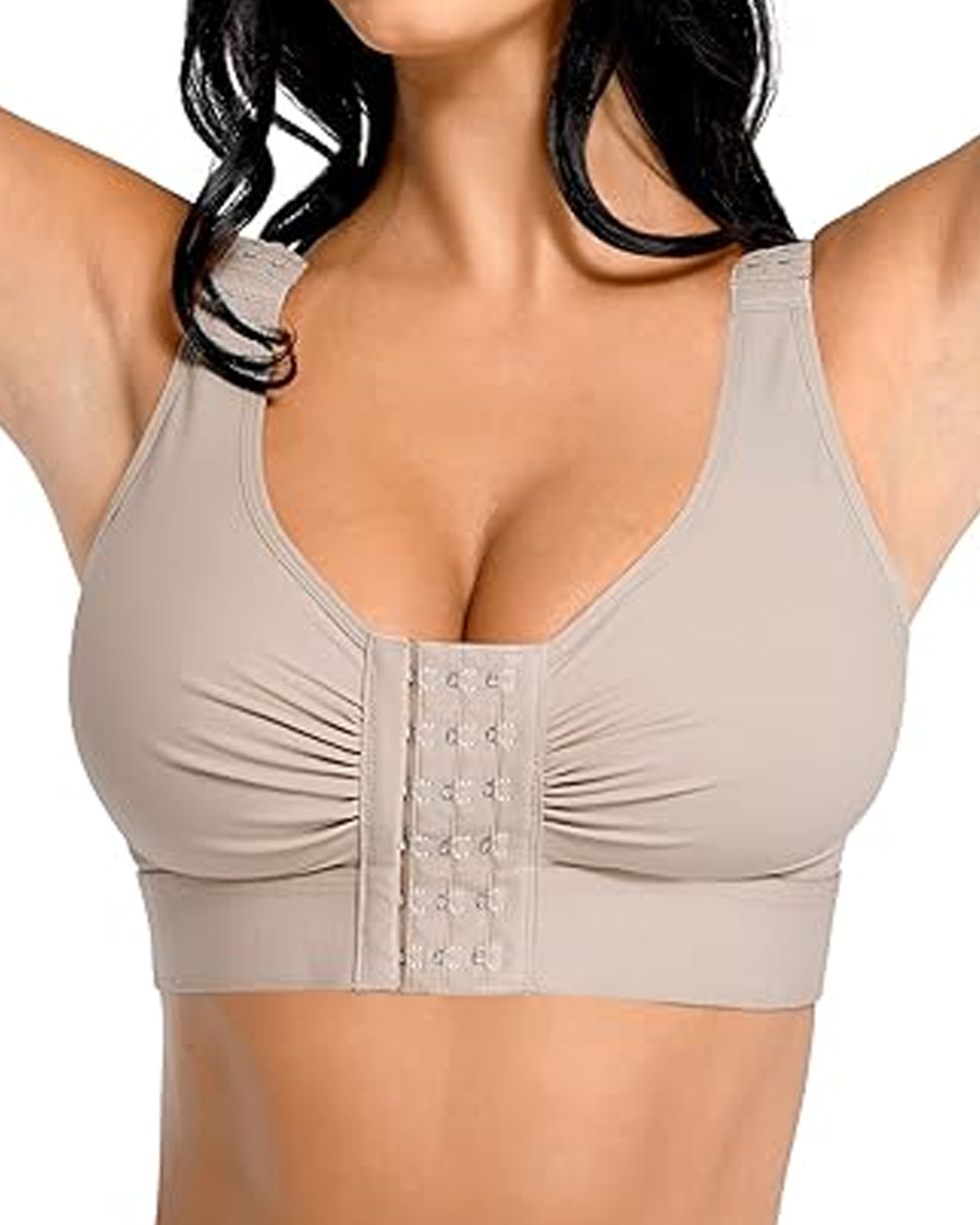 Adjustable Strap Wire-Free Front Opening Bra (Pre-Sale)