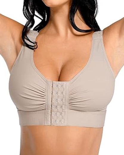 Adjustable Strap Wire-Free Front Opening Bra (Pre-Sale)