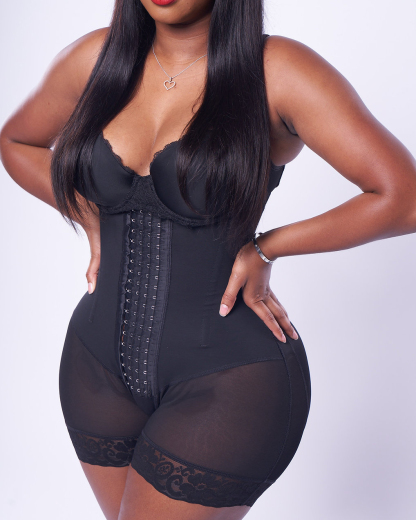 High Compression Tummy Control Adjustable Strap Shapewear | Stage 3 Faja