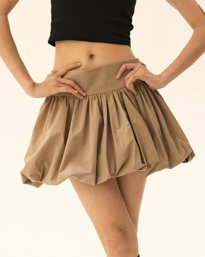 Women's High-Waisted Puffy Skirt
