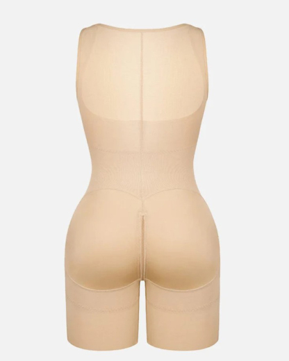 Front Zipper Tummy Shaping Sleeveless Full Body Shaper
