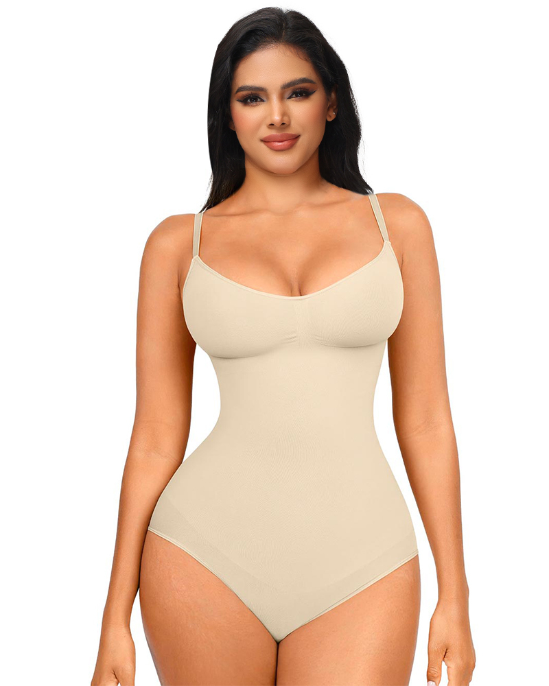 Bodysuit for Women Tummy Control Shapewear Seamless Sculpting Thong Body Shaper Tank Top