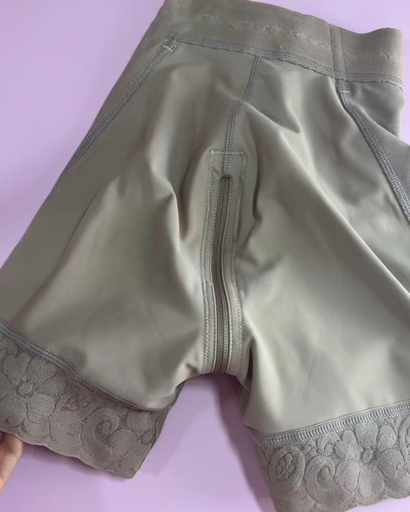 Zipper Butt Lift Shaping Shorts