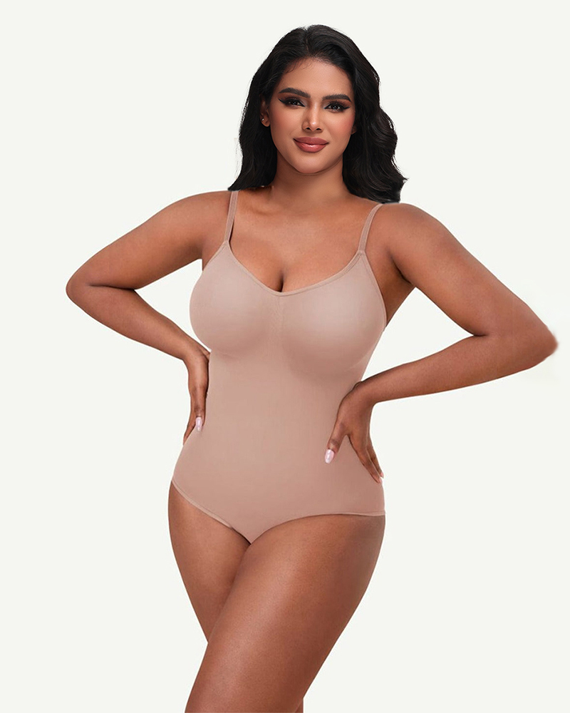 Bodysuit for Women Tummy Control Shapewear Seamless Sculpting Thong Body Shaper Tank Top