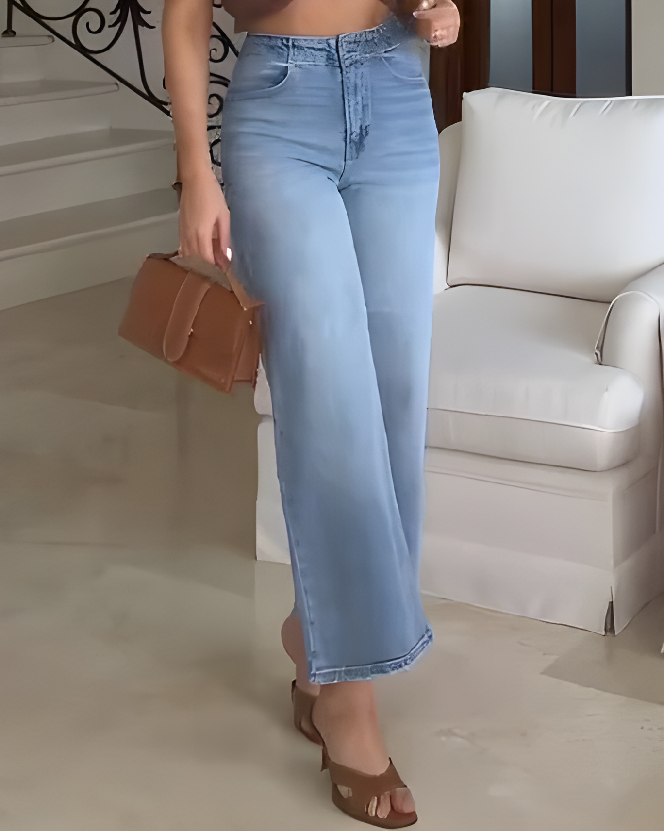 Women's Wide-Leg Slimming Jeans
