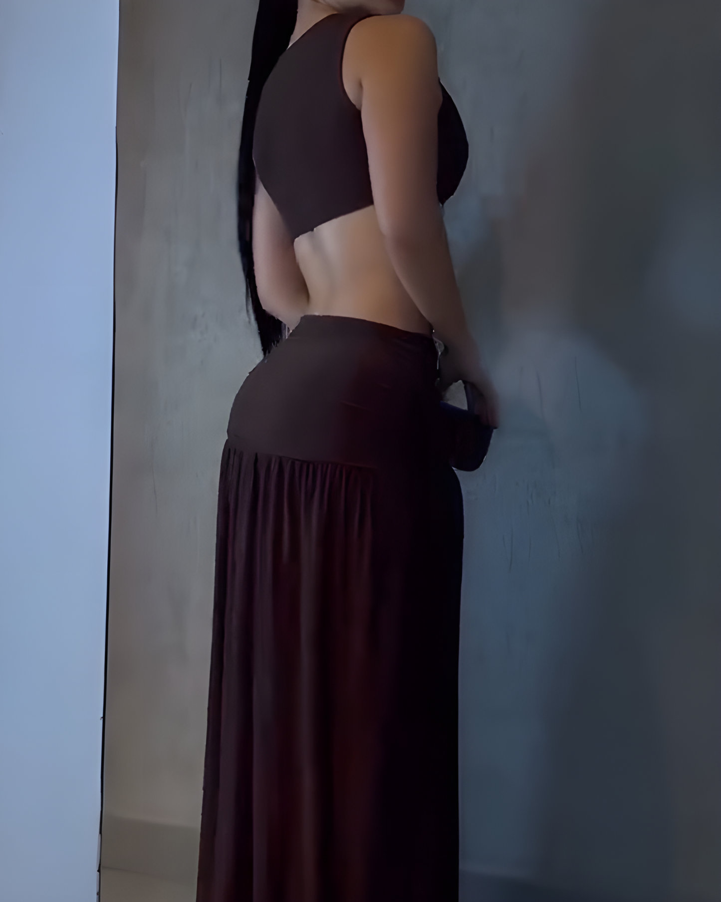 Sexy Sleeveless Backless Slit Dress