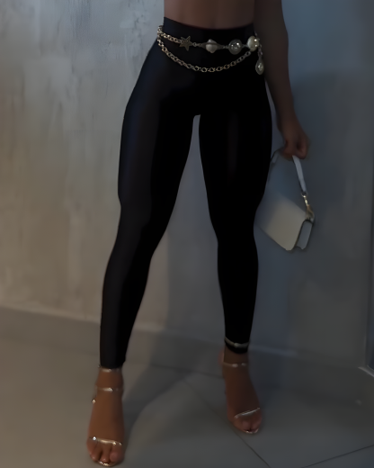 High-Elastic Hip-Lifting Slim Fit Skinny Leggings