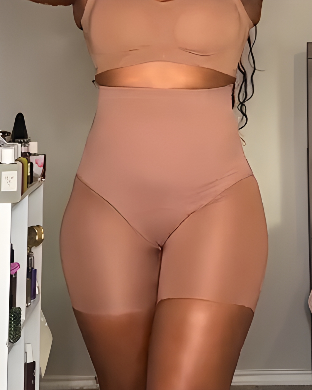 High Waist Soft Sheer Mesh Shaper Shorts