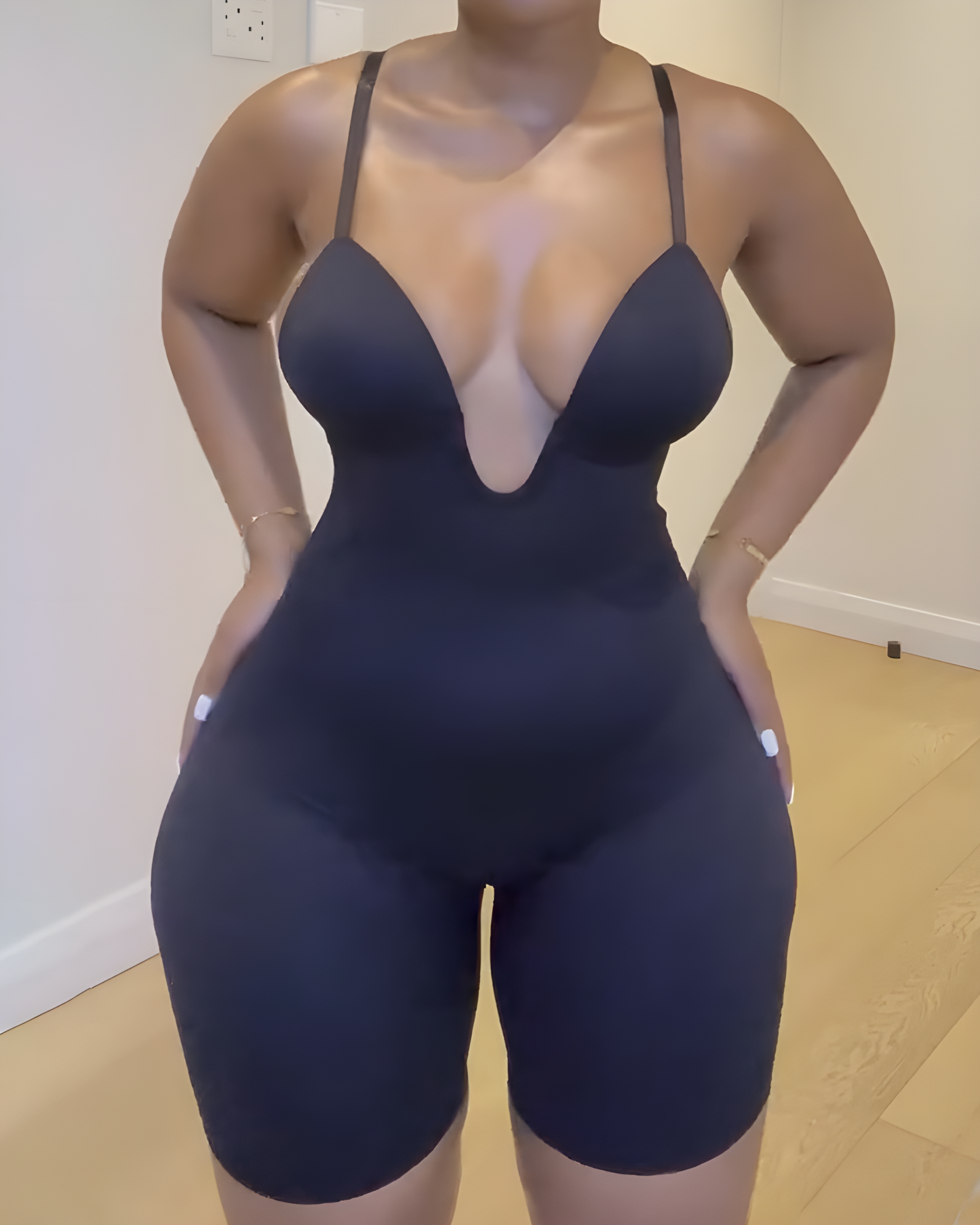 Deep V Neck Low Back Full Body Shaper