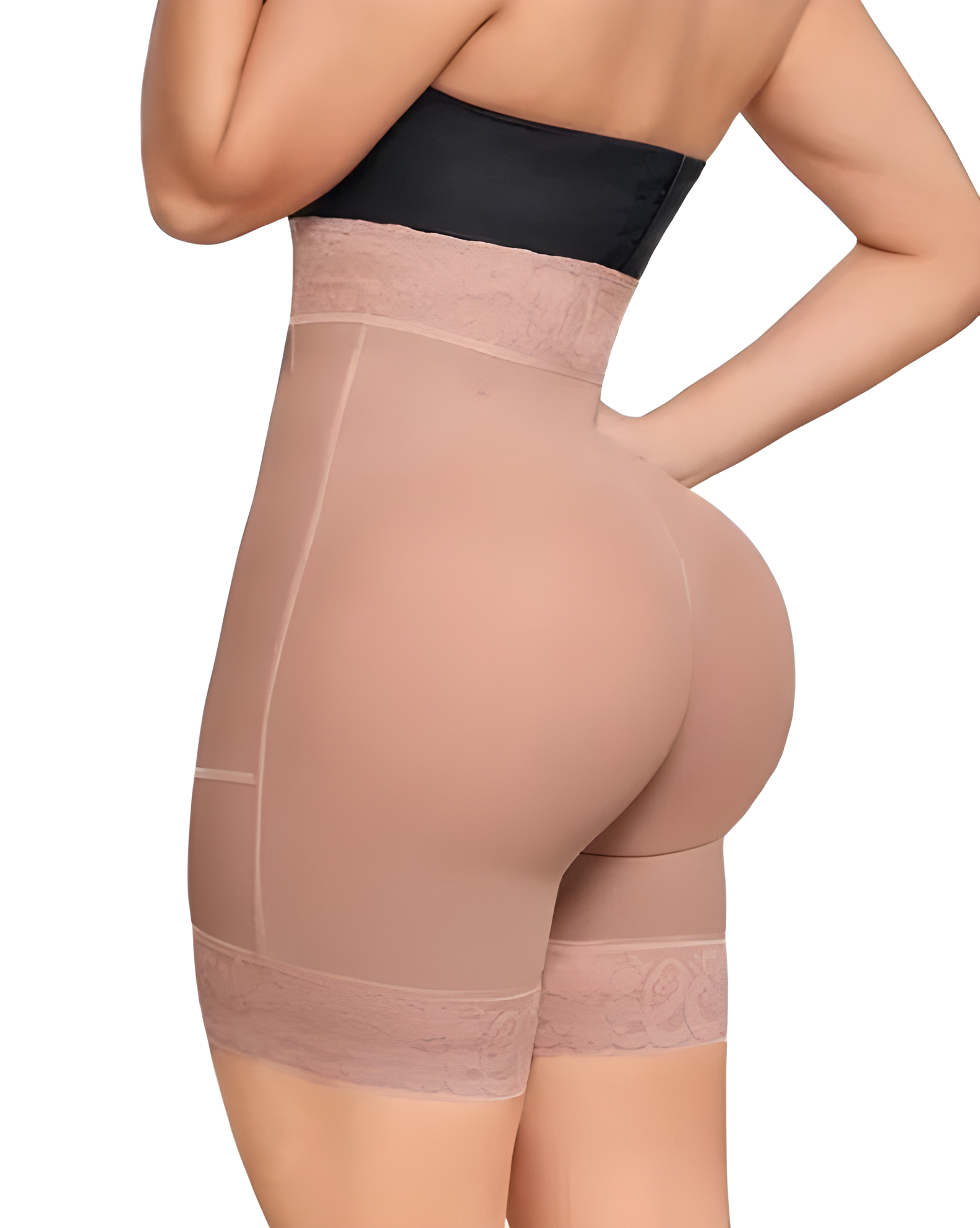 High Waisted Hourglass Shaping Sculpting Shorts
