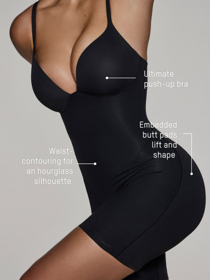 Hip-lifting Slim Fit Padded Mid-length Leggings
