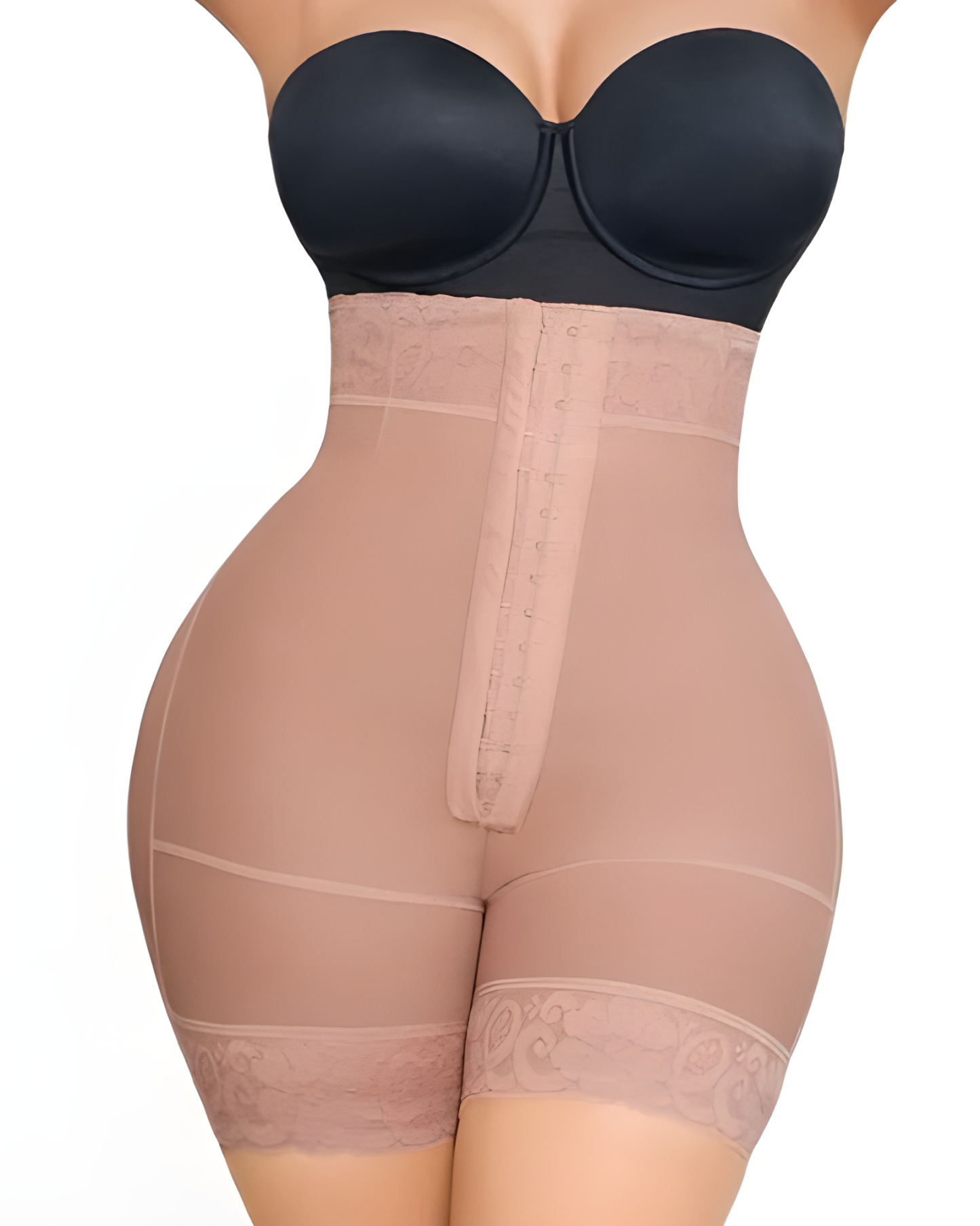 High Waisted Hourglass Shaping Sculpting Shorts