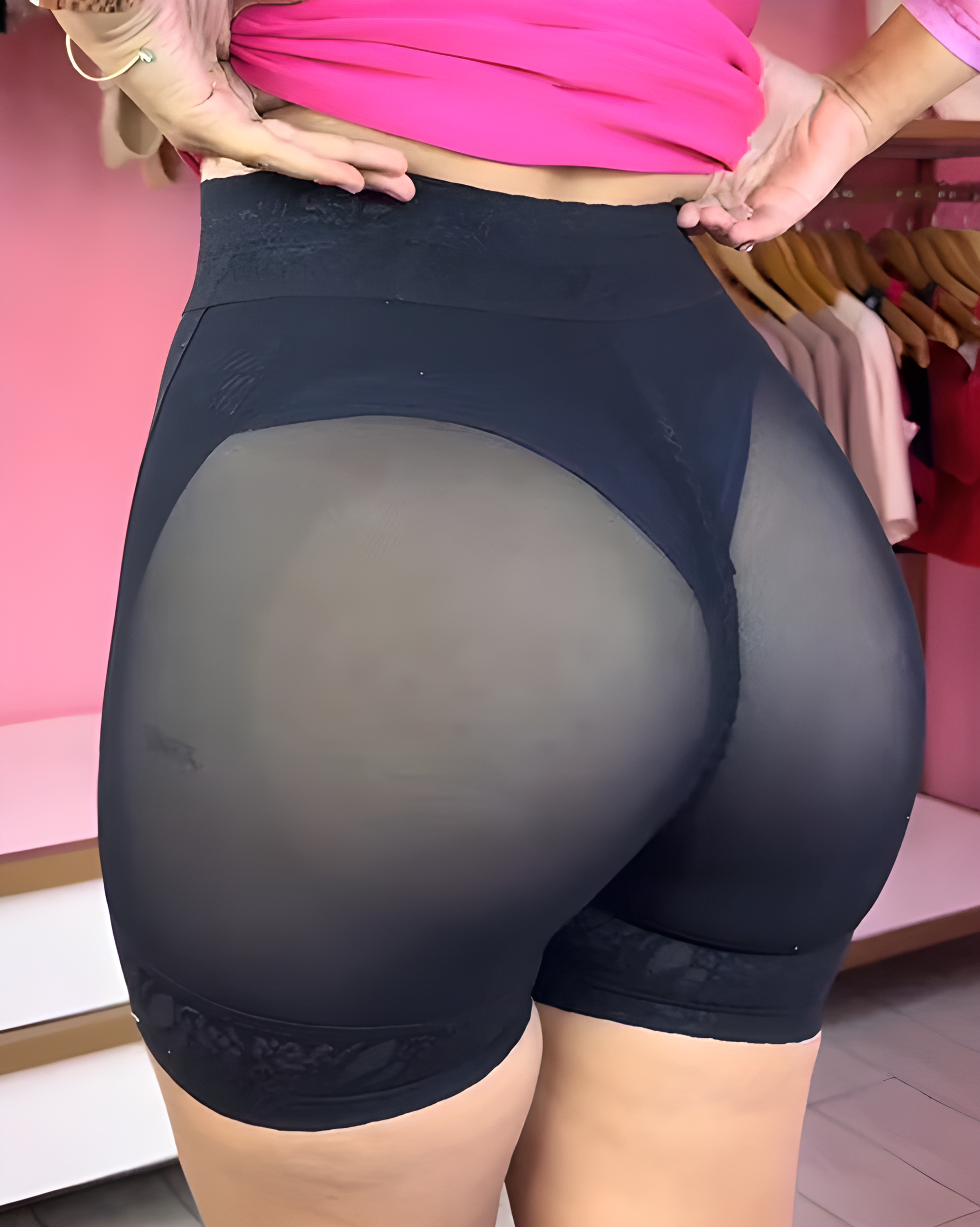 Lace Trim Comfort Shaper Shorts
