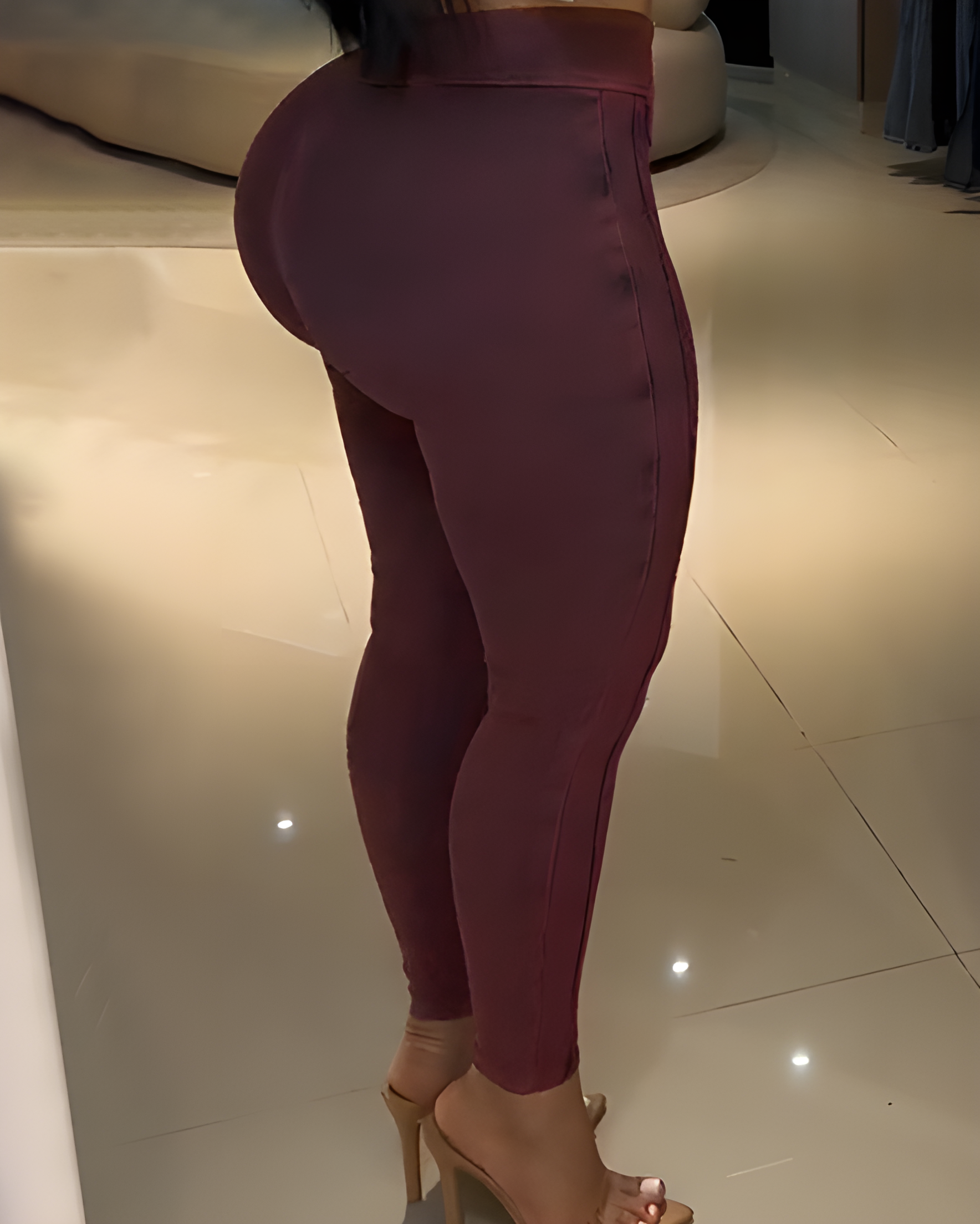 Double-Breasted Tight-Fitting Butt Lifter Jeans