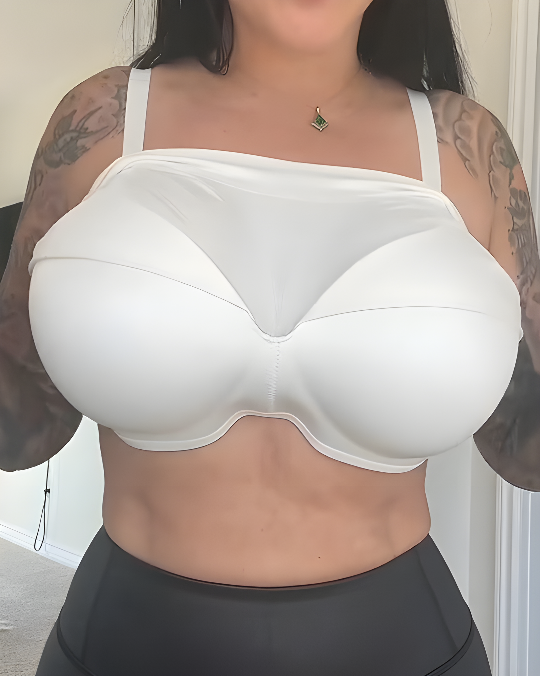 Seamless Wirefree Push-Up V-Neck Bra
