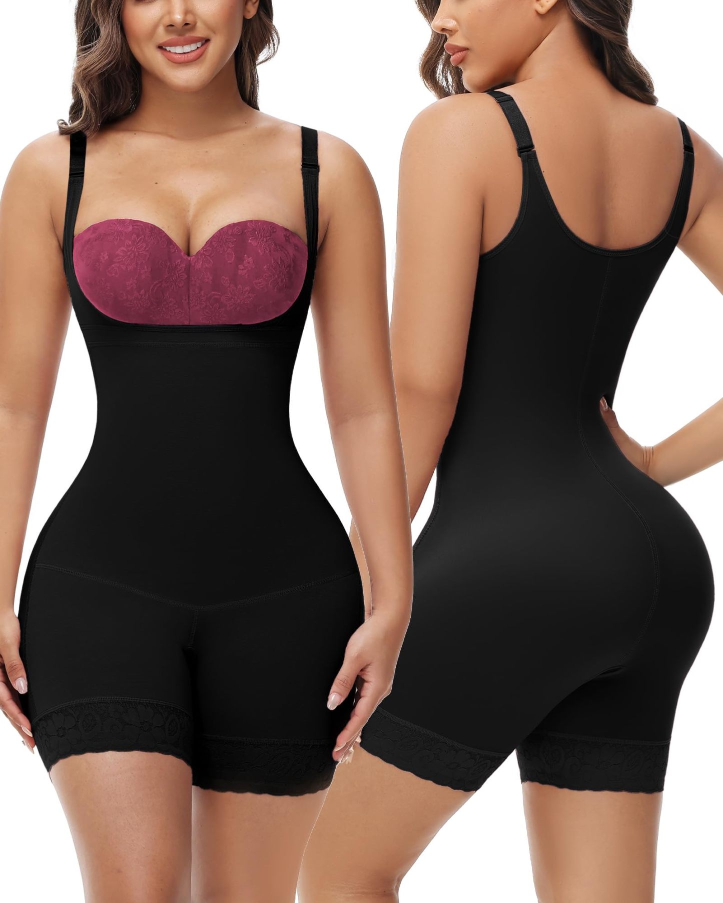Liposculpture Invisible Girdle High-back Seamless Shapewear