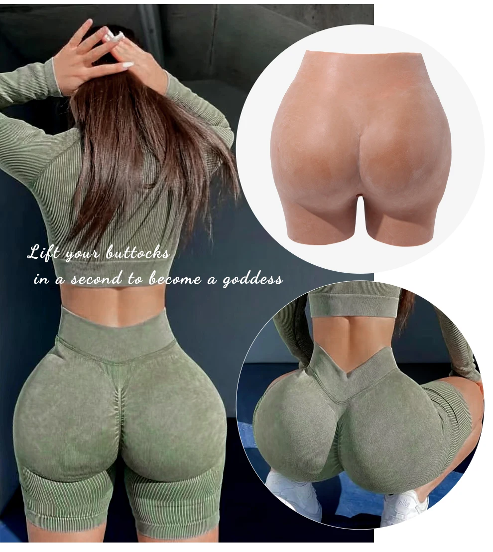 BBL Butt Lifter Short Food-grade Silicone Butt Pads with a Three-year Life Span