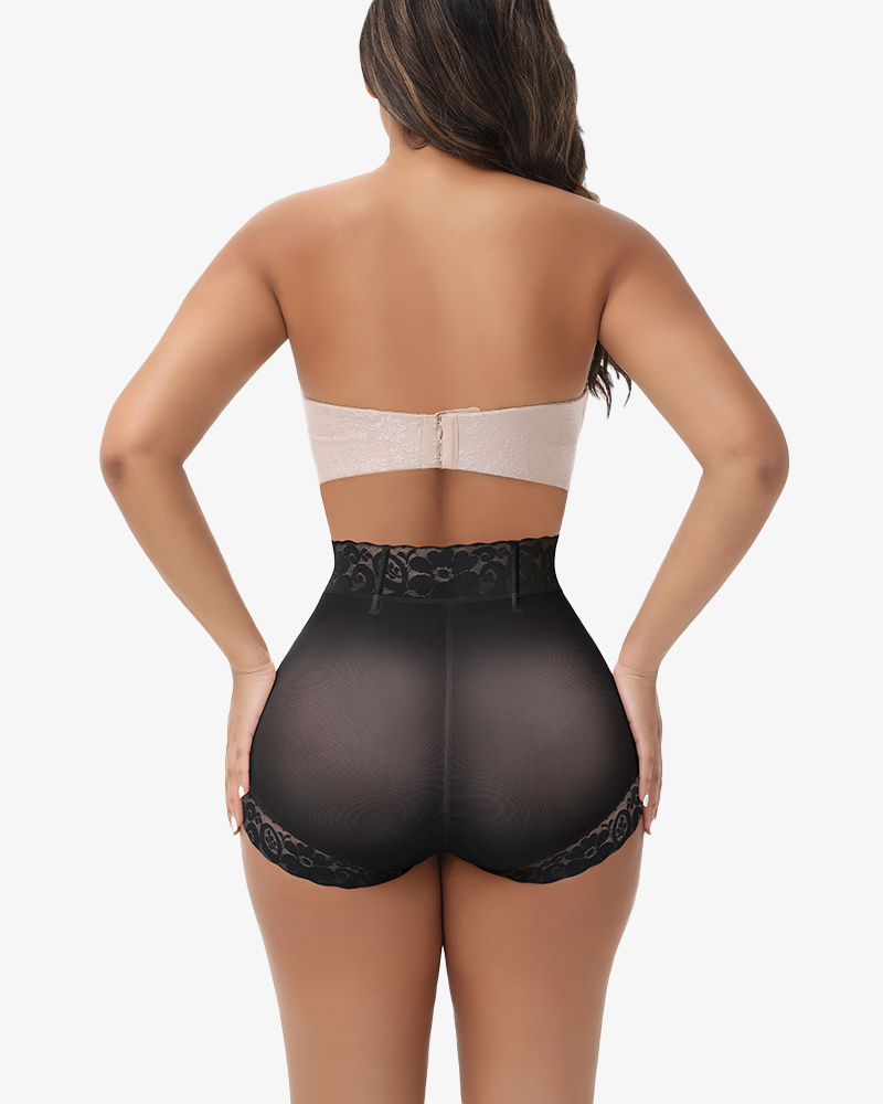 Invisible Low Waist Seamless Tummy Control Butt Push Up Short