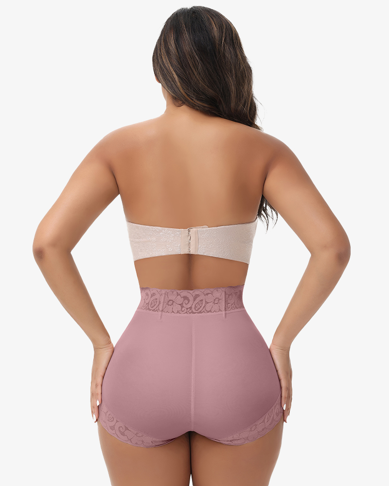 Invisible Low Waist Seamless Tummy Control Butt Push Up Short