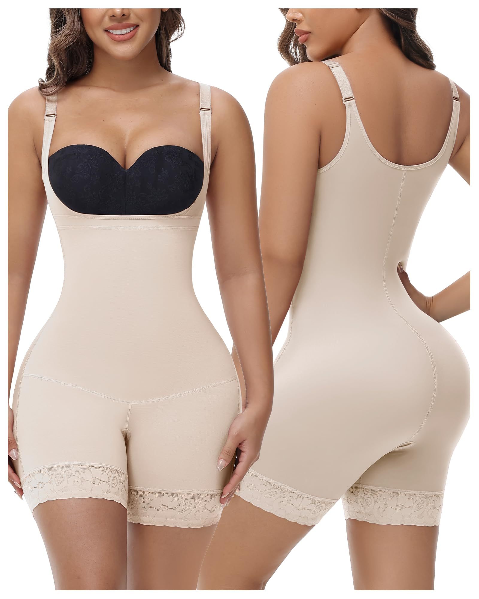 Liposculpture Invisible Girdle High-back Seamless Shapewear