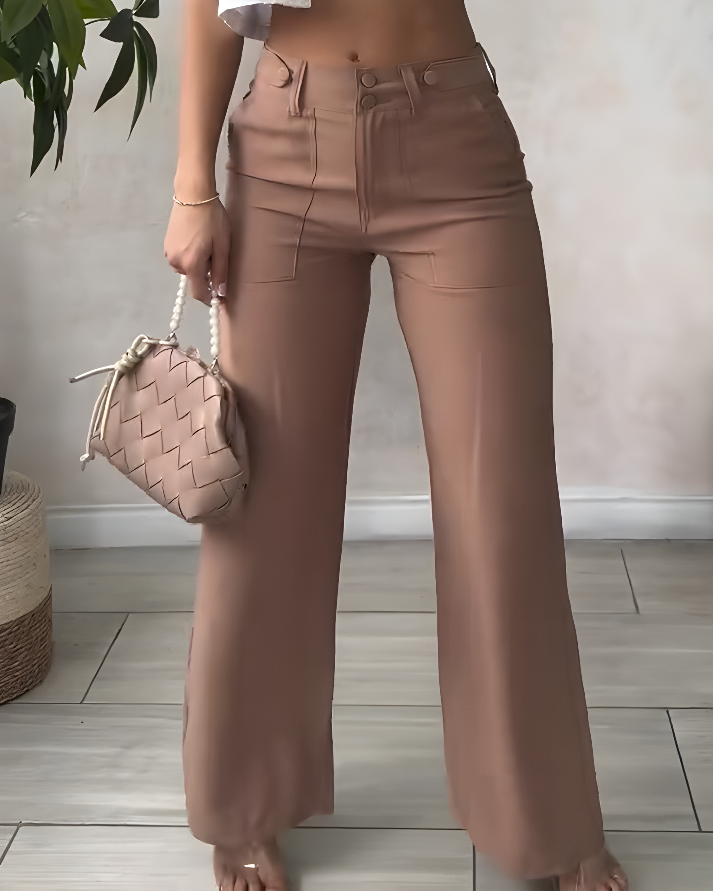 High Waist Slimming Comfortable Casual Wide Leg Pants