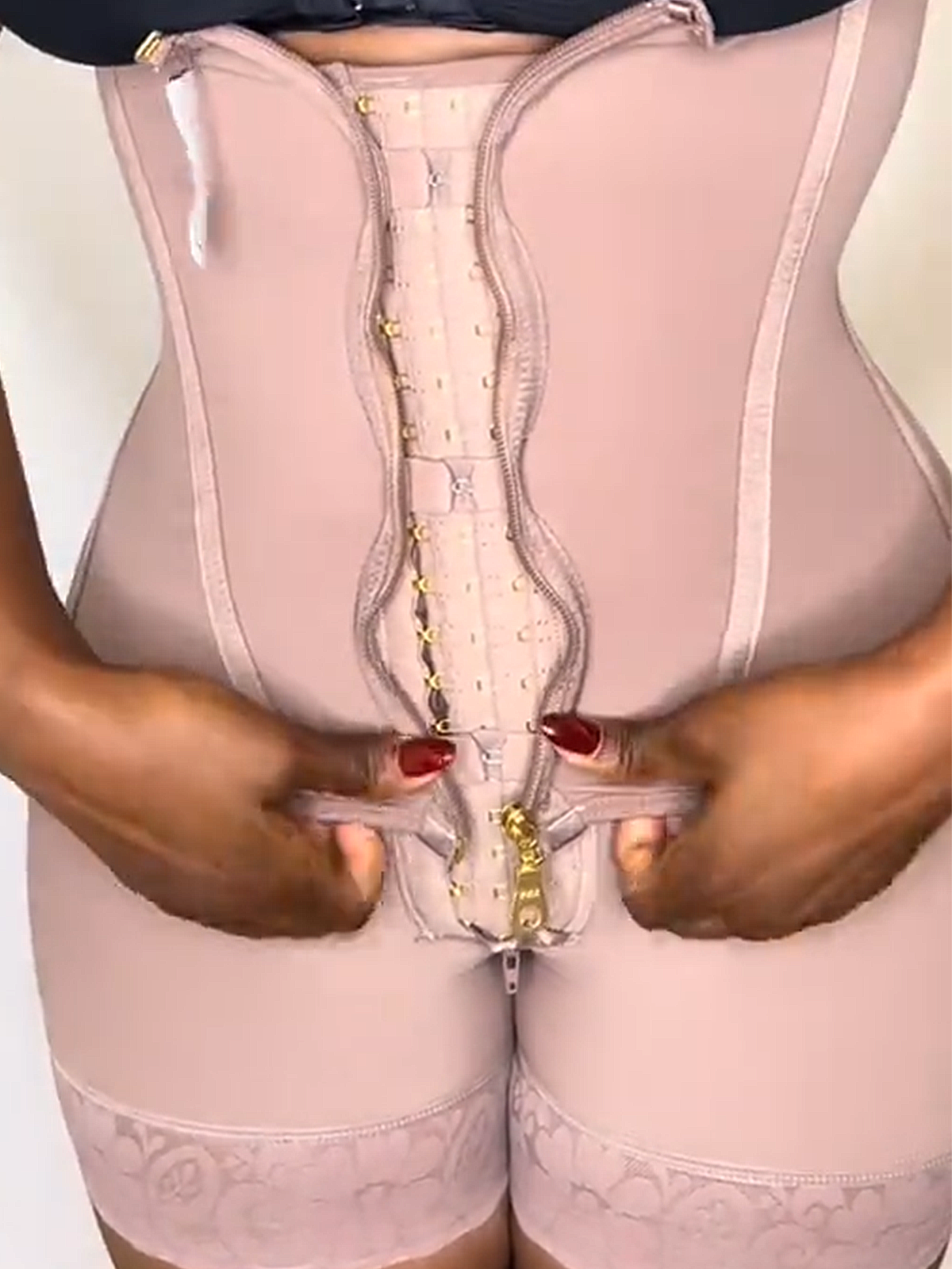 Premium Colombian Faja With Dual Closure For Tummy Control