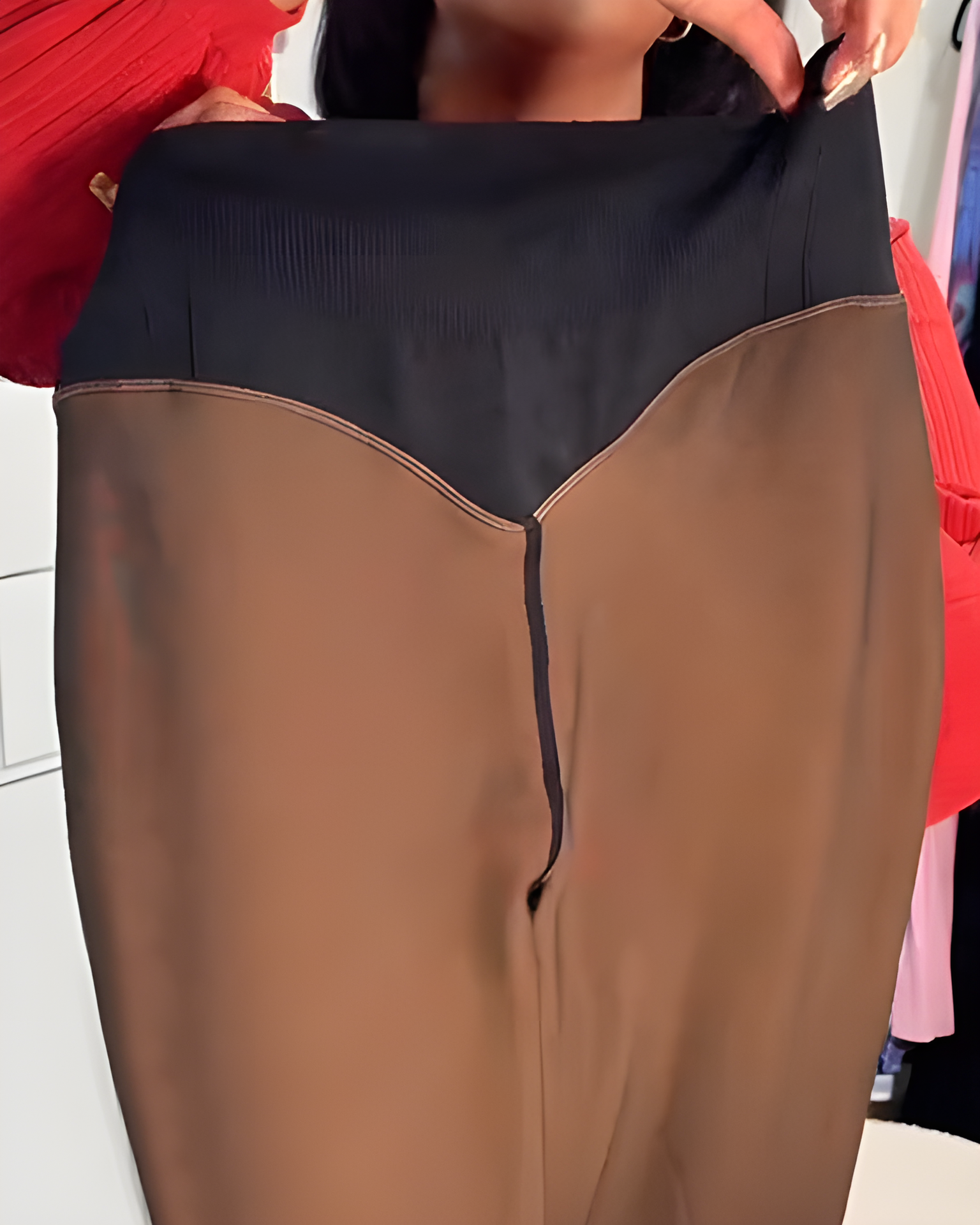 High-Waisted Slim Fit Fleece-Lined Leggings