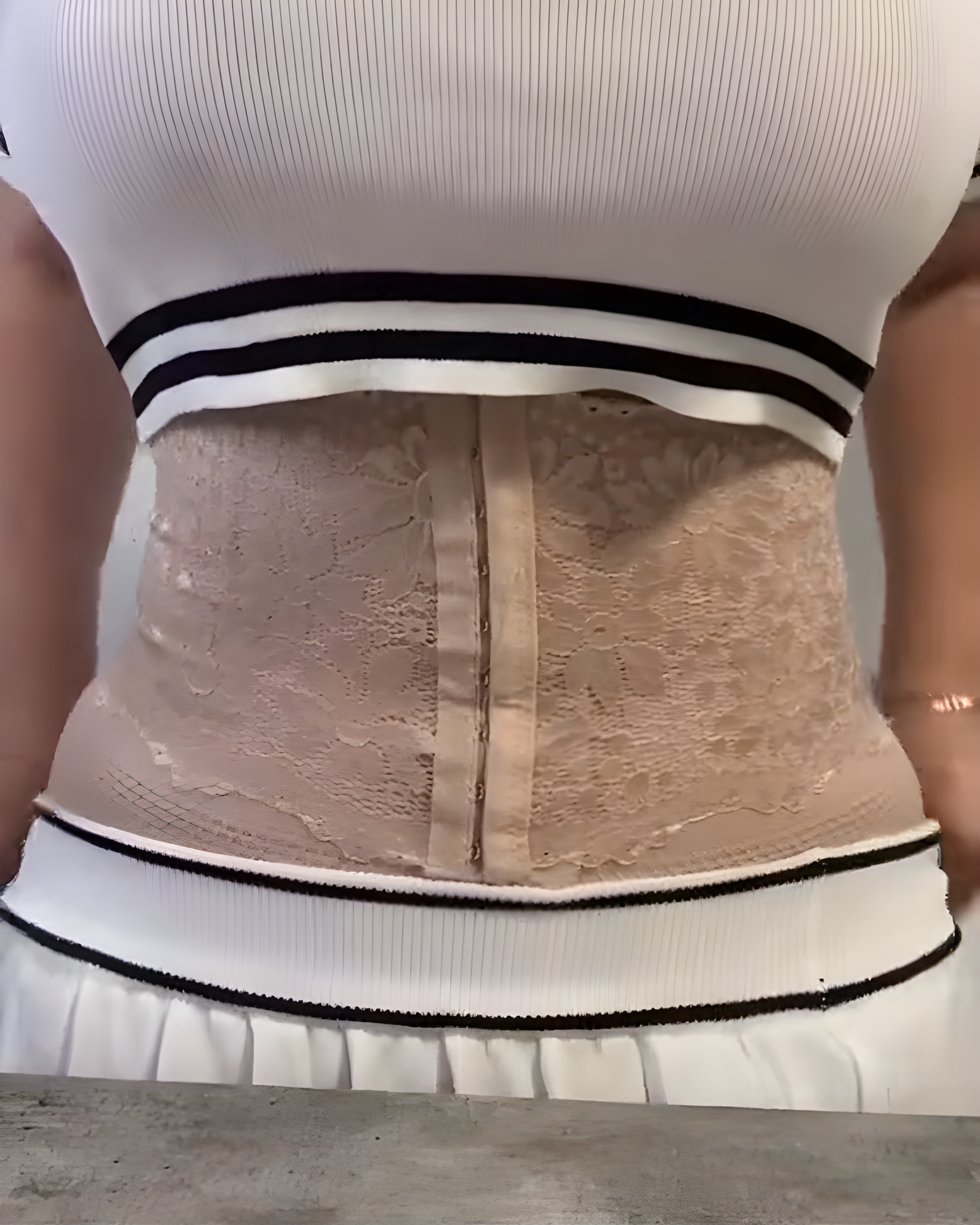Seamless Double Layer Abdominal Compression Shaping Shorts