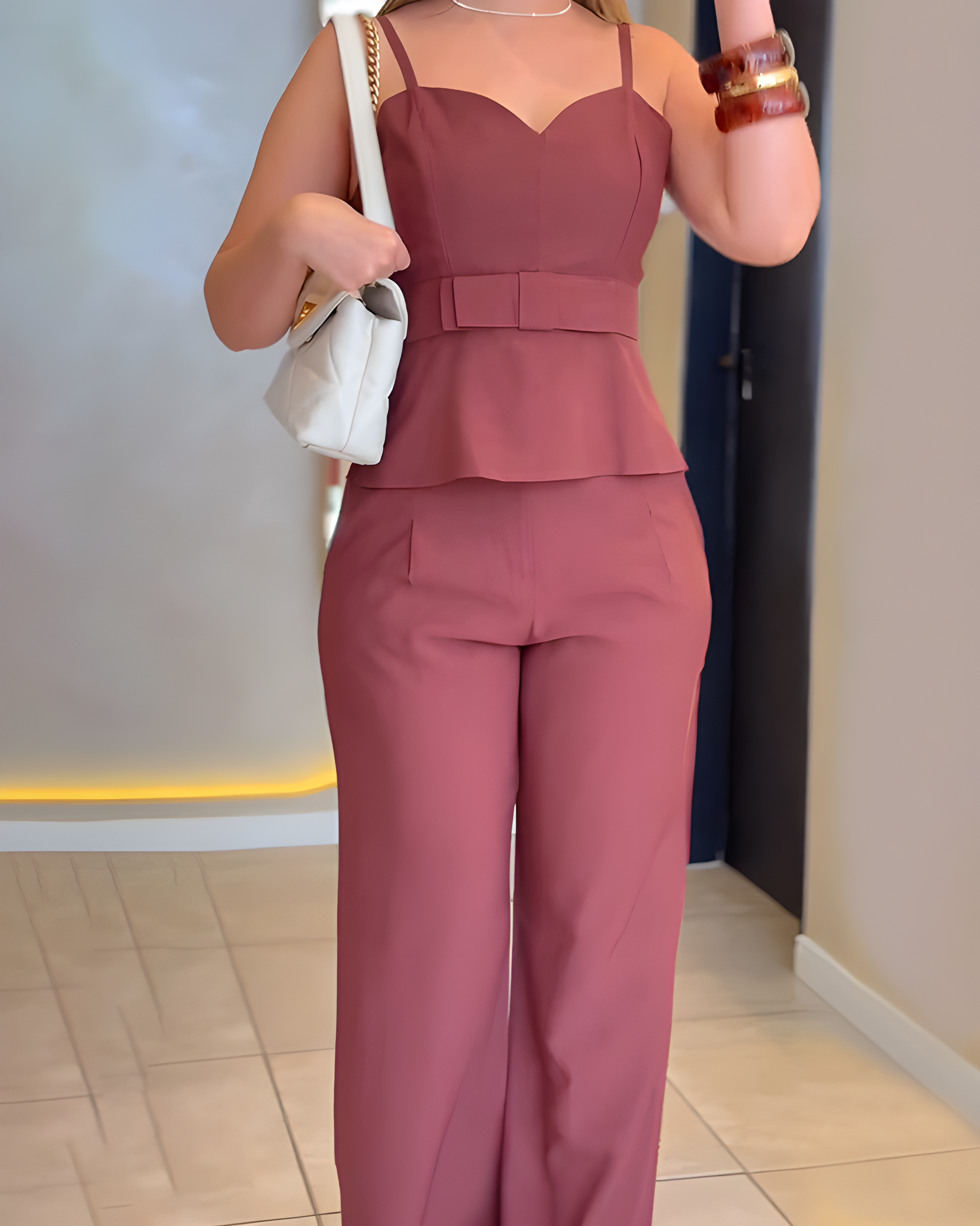 Women's Fashion Slimming Casual 2-Piece Set