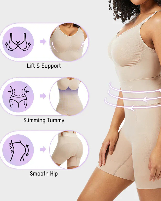 All-in-One Snap-Off Sculpting Shapewear