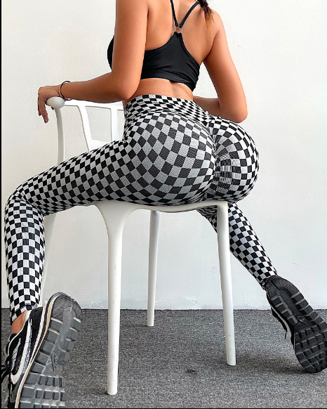Chessboard Sport Tights Leggings