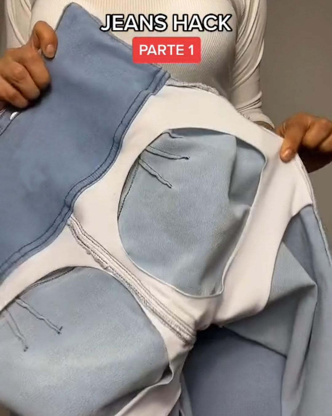 Slimming Jeans With Buttocks, Tummy And Skinny Legs