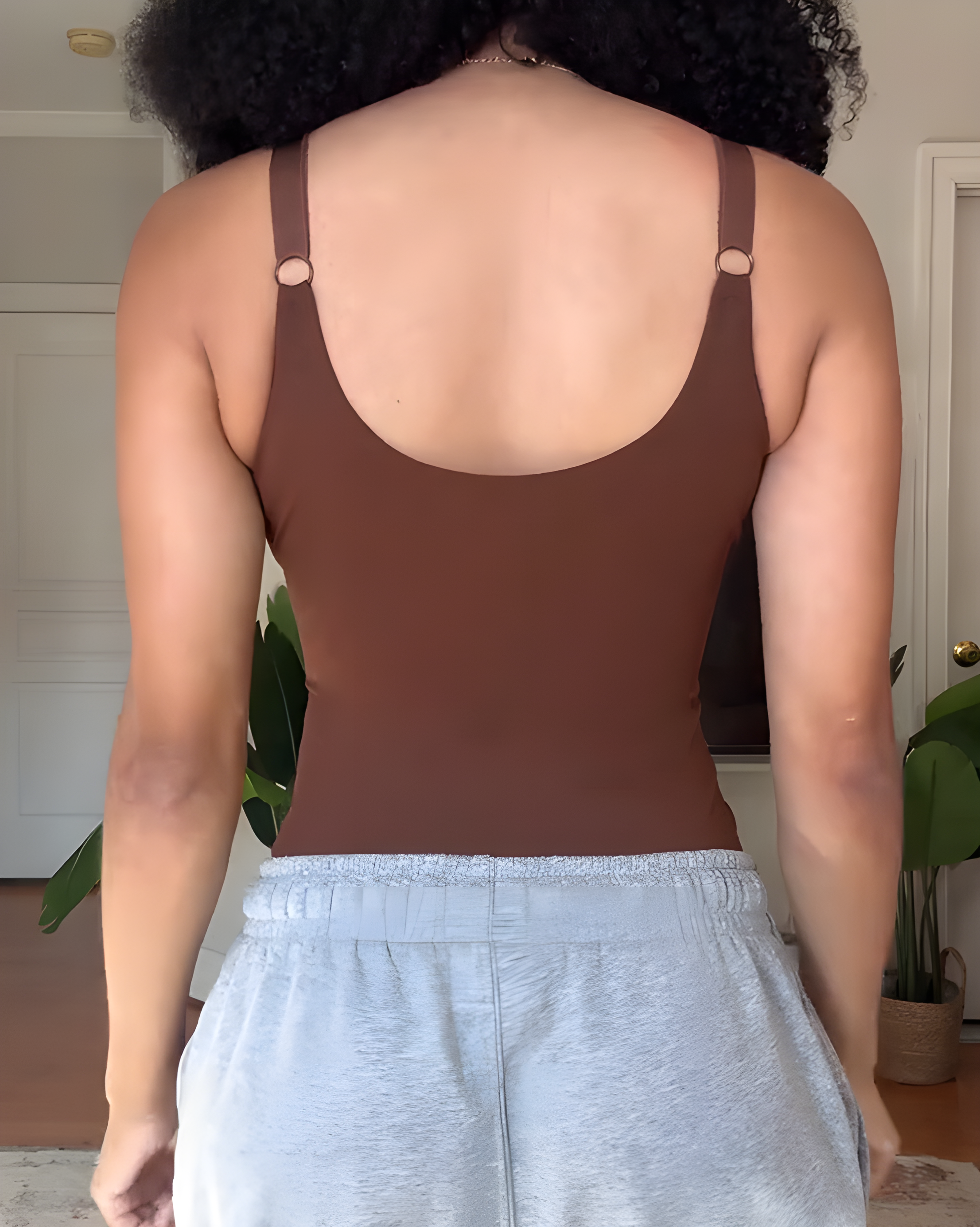 Women's V-Neck Slimming Thong Shapewear Bodysuit