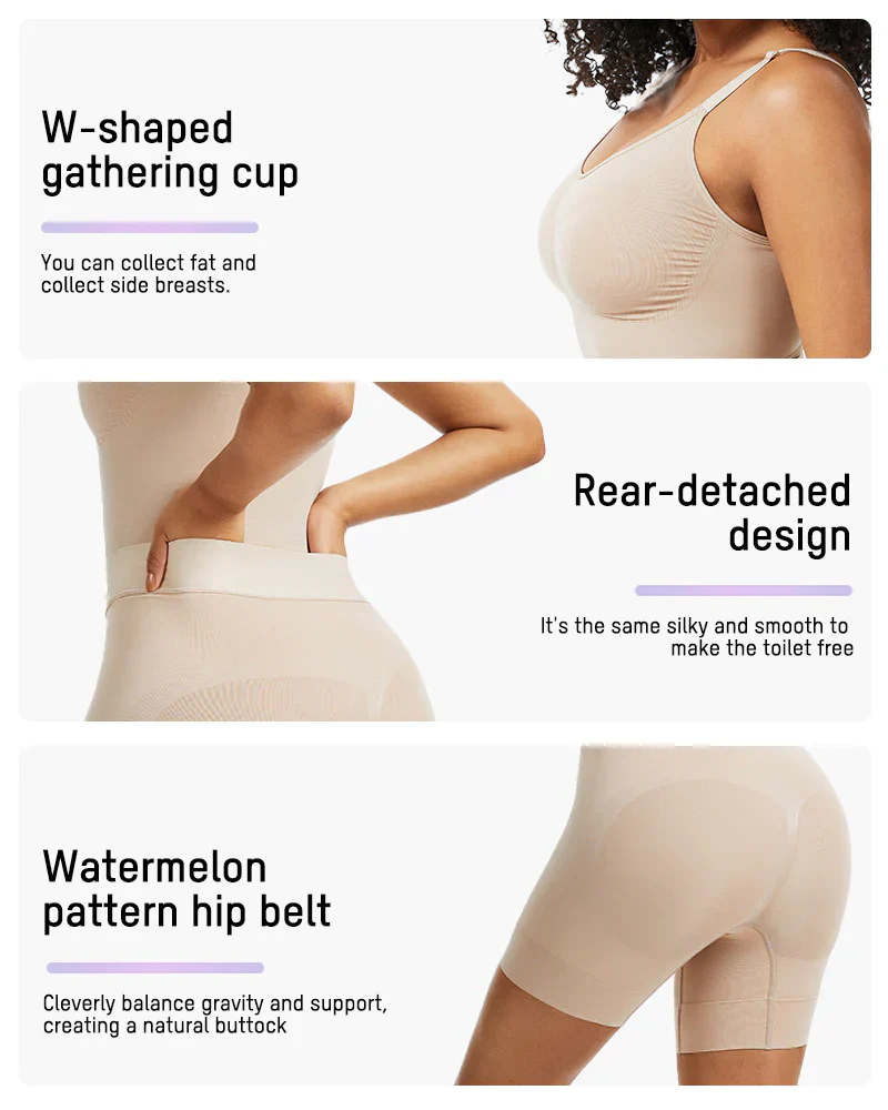 All-in-One Snap-Off Sculpting Shapewear