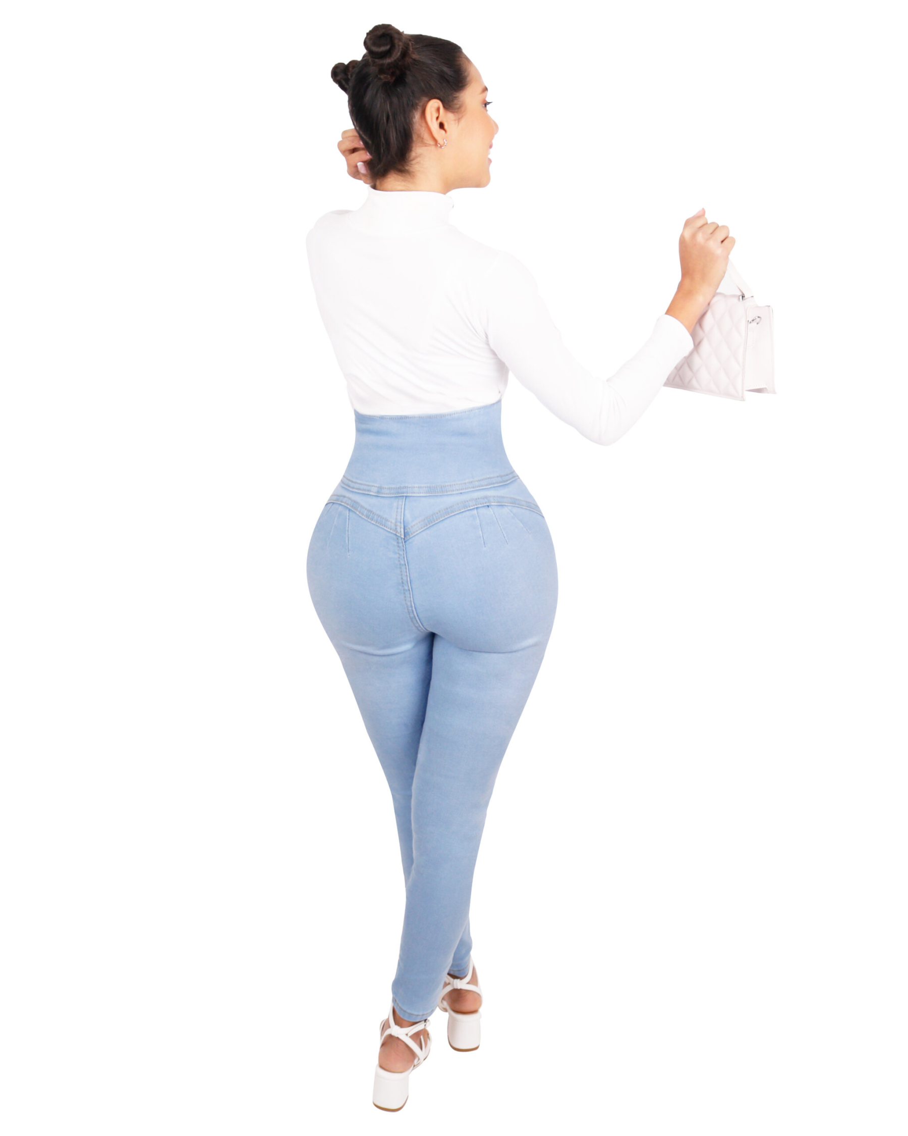 Slimming Jeans With Buttocks, Tummy And Skinny Legs